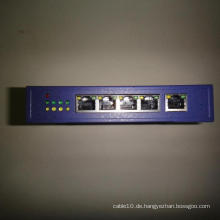 10 / 100Mbps 4 Port Ethernet Poe Switch mit Datenübertragung bis zu 100m